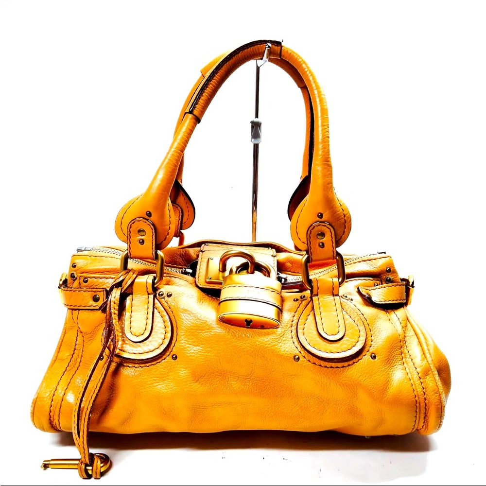 Chloe Hand Bag  Brown Leather made in Italy 🇮🇹💕